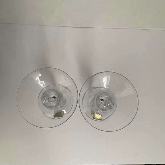 Pair  German Mikasa Crystal Candlesticks - Picture 3 of 3